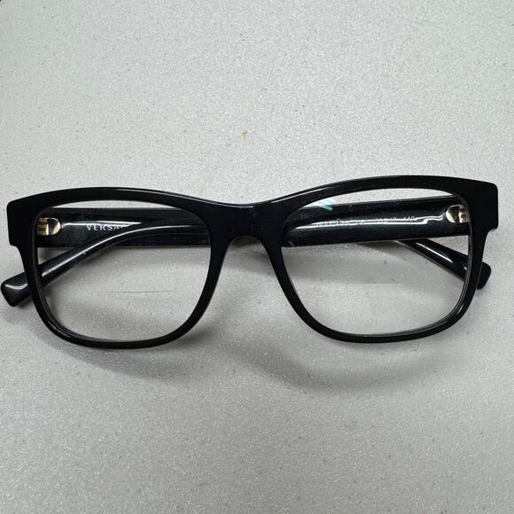 Versace Black Made In Italy Glasses Solid Frames Womens Model 3266 - Picture 1 of 7